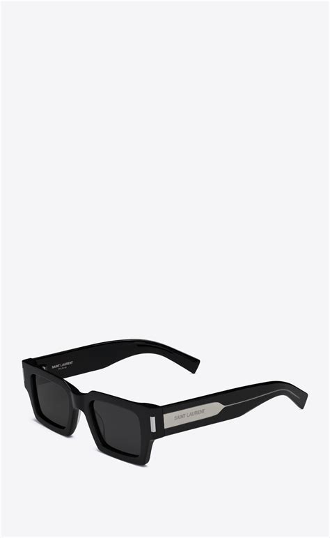 ysl 572|Saint Laurent SL 572 50 Grey & Black Sunglasses .